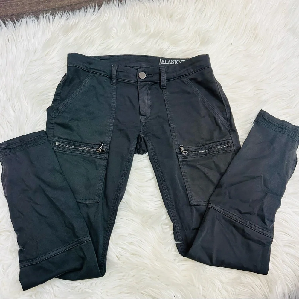 Blank NYC Black Cargo Skinny Pants - Picture 2 of 8